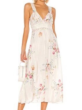 LoveShackFancy Sabina Silk Maxi Slip Dress | Size 2 | NWOT
